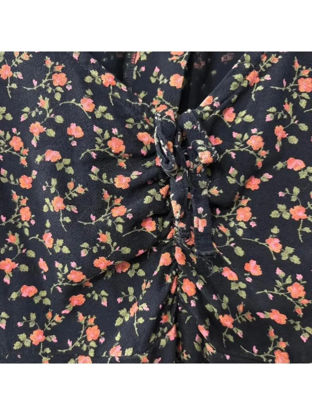 Old Navy Girls Floral Puff Sleeve Dress XL 14-16